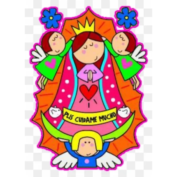 «Virgencita» — vector para corte láser