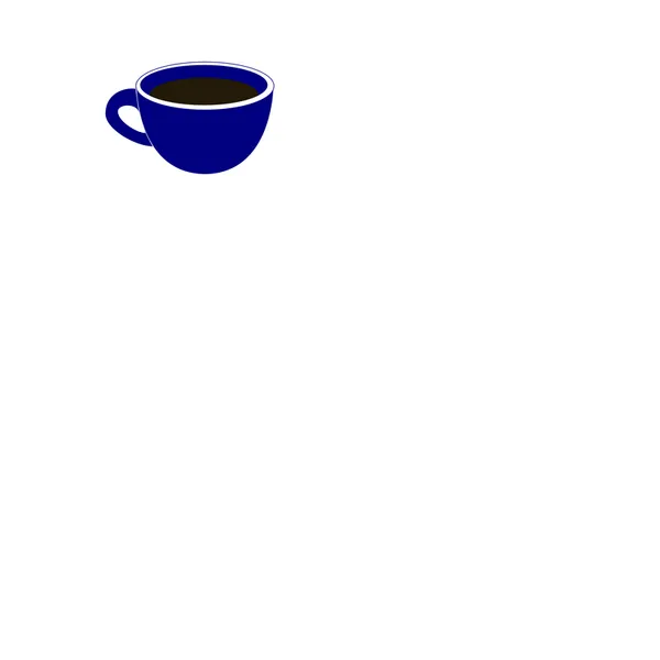 A coffee cup — vector para corte láser