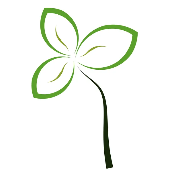 Abstract Flower — vector para corte láser
